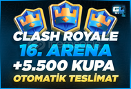 ⭐ [16. ARENA} Clash Royale +5.500 Kupa Random ⭐