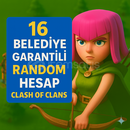 16 Belediye Garantili Random Hesap