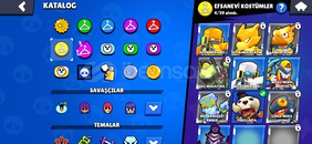 16 K Hesap 4 Efsanevi var + 56 Karakter Var