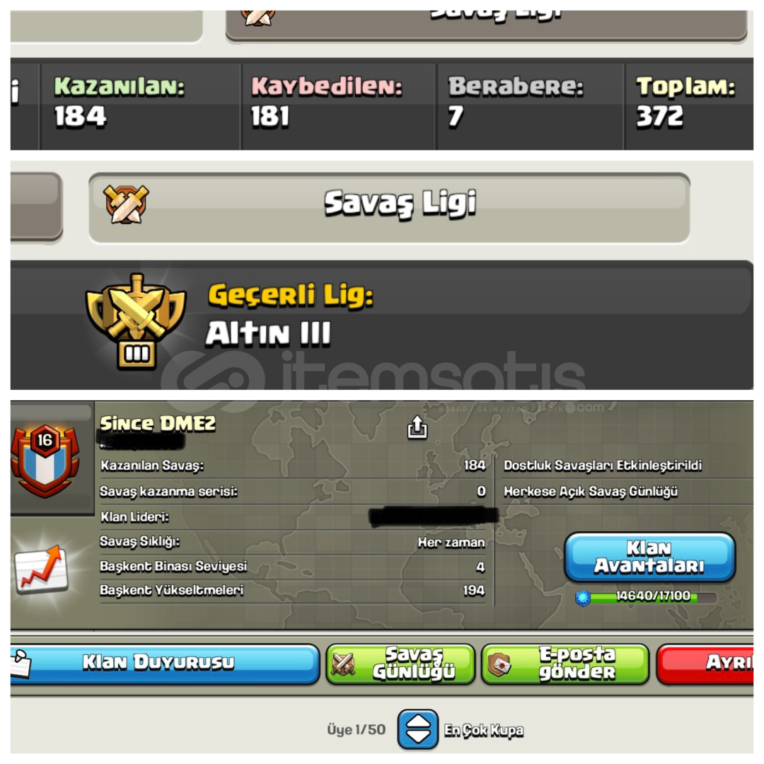 16 LVL ALTIN LİGİ 372 SAVAŞ  16 LVL ALTIN LİGİ 372 SAVAŞ