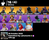 16 Skin The Reaper Ömür Boyu Garantili!