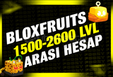 ⭐1500-2600 Level Arası Hesap (BF)⭐