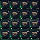 160x Basit Silah Parçaları Taslağı