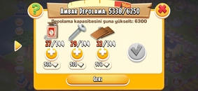 161 level emek hesabı 9950 Ağıl 6250 Ambar 161 level emek hesabı 9950 Ağıl 6250 Ambar