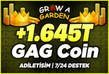 ⭐1.645T COİN⭐GROW A GARDEN COİNS