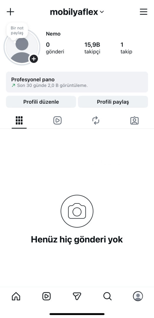 16K LIK AKTİF KULLANILMIŞ HESAP