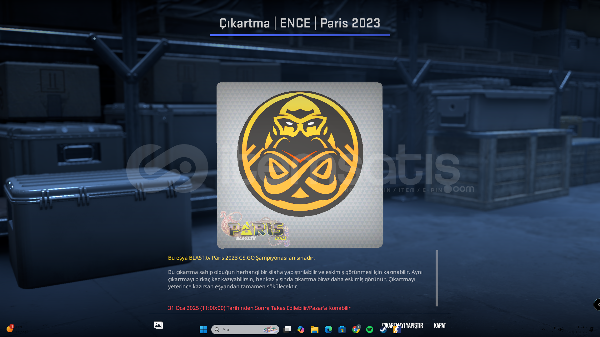 18x Çıkartma | ENCE | Paris 2023 18x Çıkartma | ENCE | Paris 2023