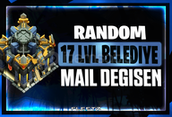 ⭐[17 Seviye Belediye] Garanti Mail Değişen⭐