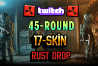 ✅[17 Skin]✨ Round 45 Rust Twitch Drop✨