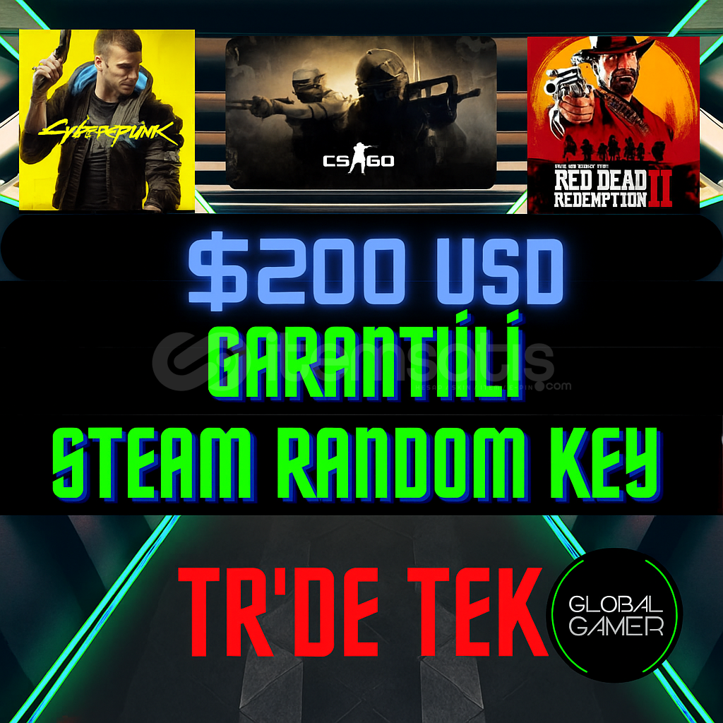 200 DOLAR GARANTİLİ STEAM KEY ! SINIRLI SAYIDA ! 200 DOLAR GARANTİLİ STEAM KEY ! SINIRLI SAYIDA !