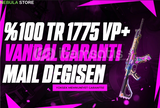 ⭐1775VP+ SKİN GARANTİLİ TR MAİL DEĞİŞEN RANDOM⭐