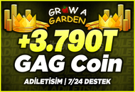 ⭐+3.790T COİN⭐GROW A GARDEN SHECKLES