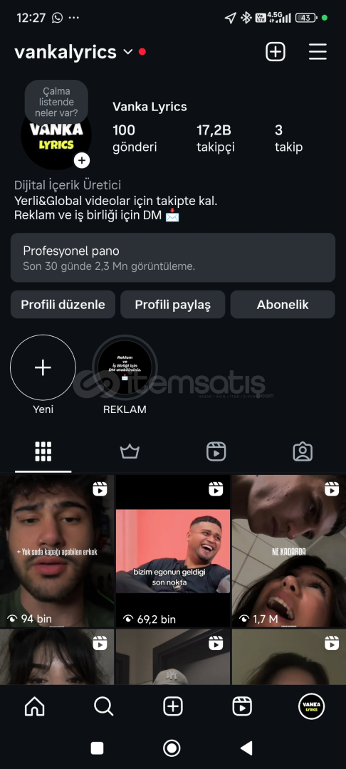 17k doğal gerçek etkileşim  17k doğal gerçek etkileşim