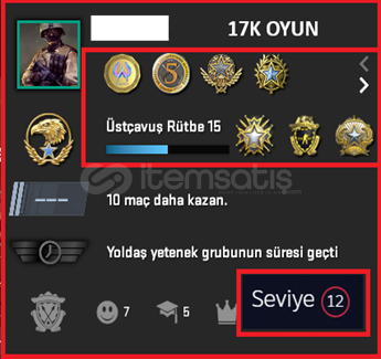 17K OYUN 7 MADALYA / 848 SAAT / PRİME  17K OYUN 7 MADALYA / 848 SAAT / PRİME
