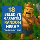 18 Belediye Garantili Random hesap