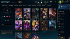 18 kostüm / 1 efsanevi / league of legends 