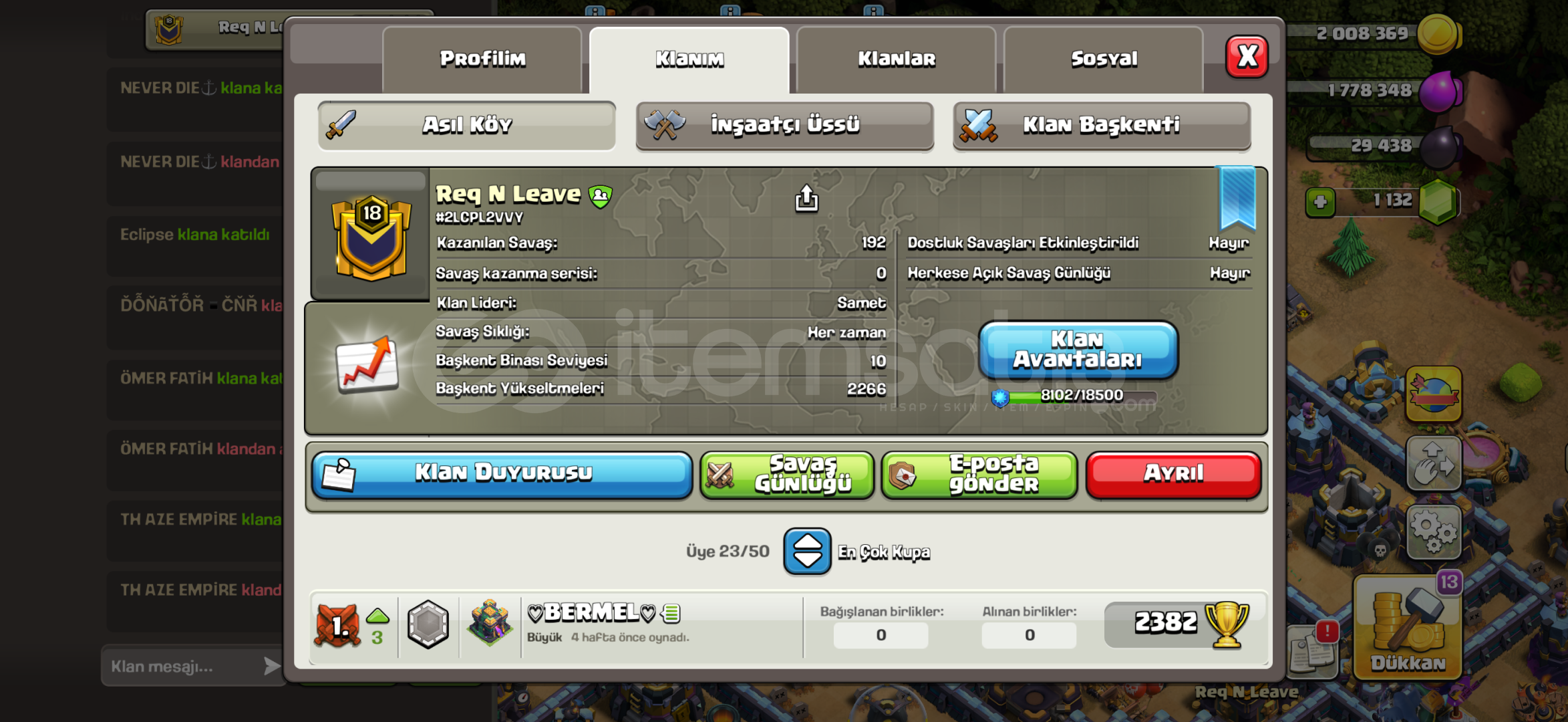 18 LEVEL ORJİNAL REQ N LEAVE 18 LEVEL ORJİNAL REQ N LEAVE