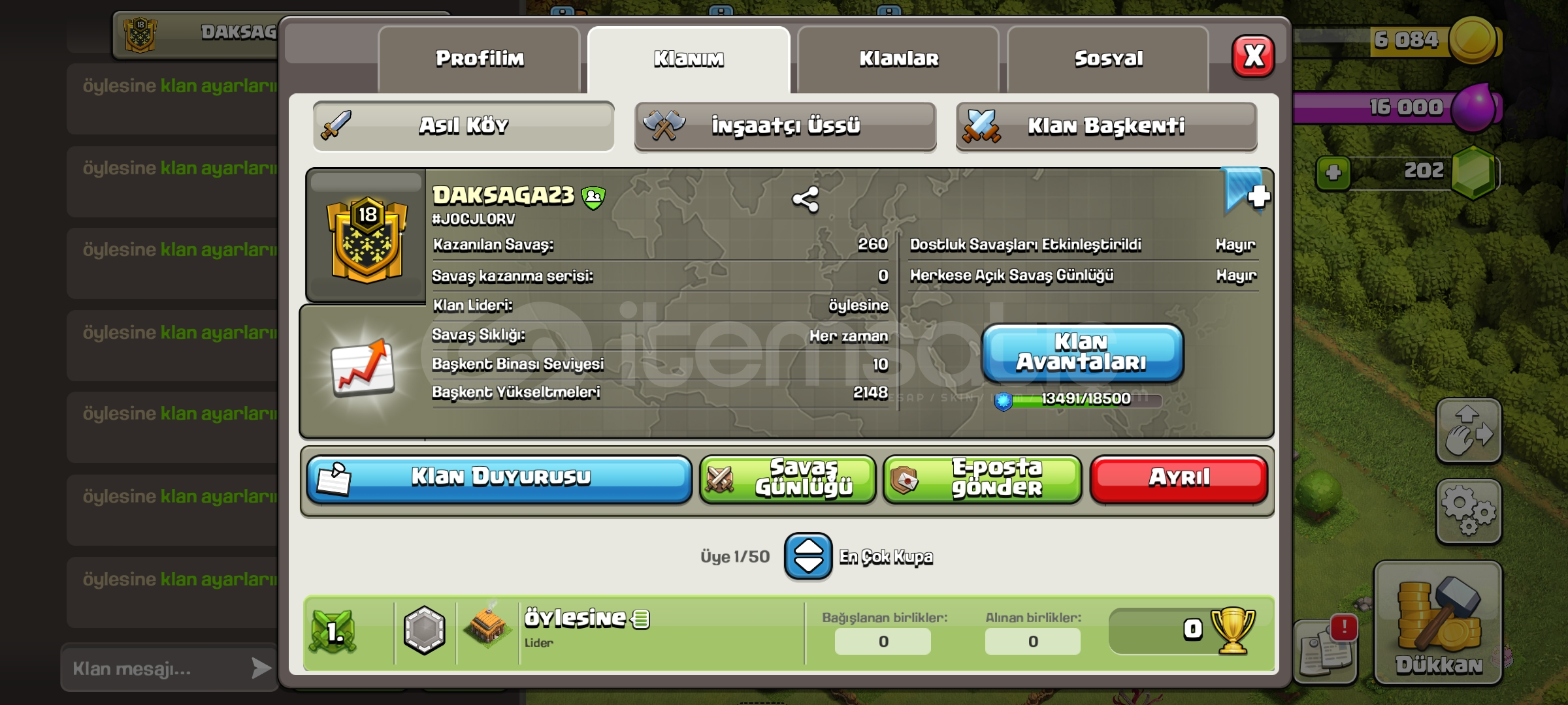18 SV EFSANE KLAN 18 SV EFSANE KLAN