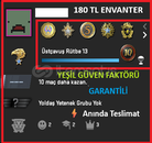 180 TL ENVANTER 6 MADALYA / 490 SAAT / PRİME