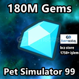 180m GEMS / PS99 [Pet Simulator 99]