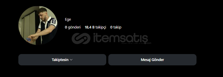 18.5K TAKİPÇİLİ HESAP 18.5K TAKİPÇİLİ HESAP