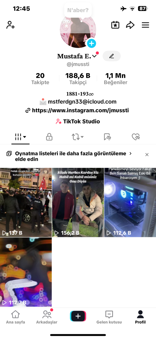 188K 11 Seviye Türkiye Bölgeli Hesap 188K 11 Seviye Türkiye Bölgeli Hesap