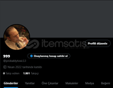 1.8K TAKİPÇİLİ TWITTER HESABI