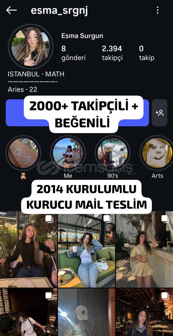 ⚡2000+ TAKİPÇİLİ 2014 YILI KADIN HESABI⚡11 YIL⚡ ⚡2000+ TAKİPÇİLİ 2014 YILI KADIN HESABI⚡11 YIL⚡