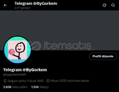 1900+ TAKİPÇİLİ TWİTTER HESABI