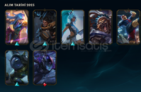 191 Seviye Lol Hesabı TR 120 ŞAMP 56 KOSTÜM