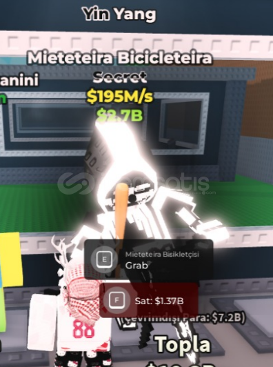 195 M Yin Yang Mieteteira bicicleteira