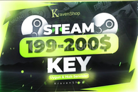 199-200$ KEY | STEAM