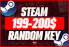 ☘️[199$ - 200$]☘️ Steam Random Key⭐️