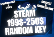 ⚡ 199$ - 250$ ⚡(8000₺) STEAM RANDOM KEY⚡
