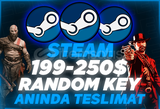 ⭐199$/6500₺ Üzeri Garantili Steam Random Key