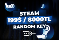 ⭐️199$ - 200$⭐️STEAM RANDOM KEY
