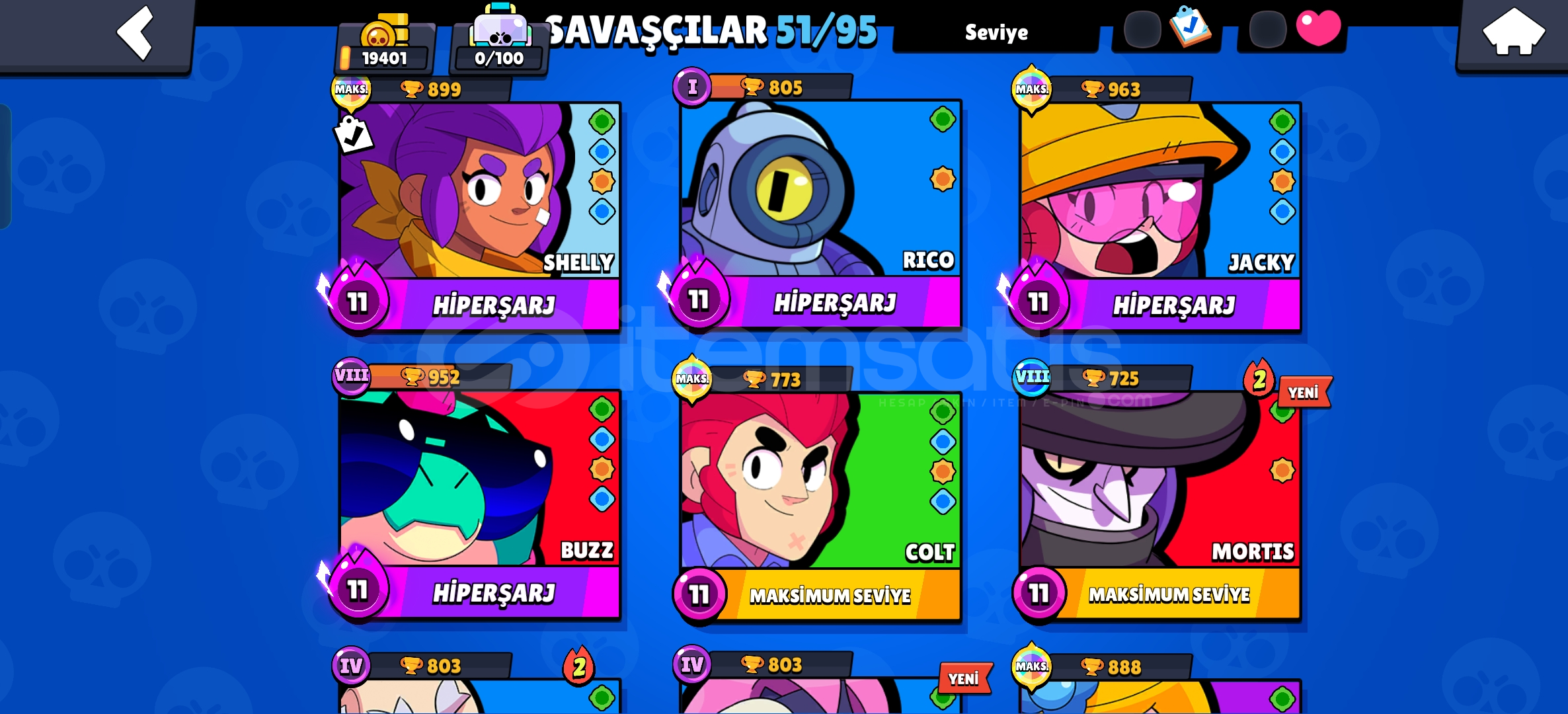 19K Brawl Stars Hesabı 19K Brawl Stars Hesabı