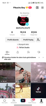 19K TİKTOK HESABI 
