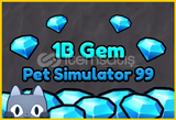 1B (1000M) Gems PS99