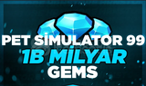 ⚡ 1B (MİLYAR)GEM | PET SİMULATOR 99