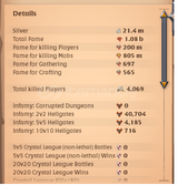 1B Toplam Pve PvP Fame 