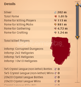 1B TOTAL FAME 113M KILL FAME 200M SILVER