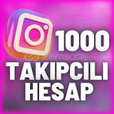 ⭐1K INSTAGRAM HESAP⭐