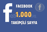 1K Organik Aktif Facebook Sayfası