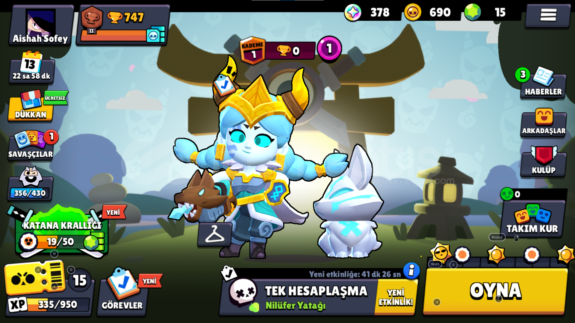 1K SKADI JESSİE ⭐7+SKİN⭐15/91 1K SKADI JESSİE ⭐7+SKİN⭐15/91