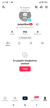 ⭐1K TAKİPÇİLİ / CANLI YAYIN+ MOBİL OYUN AKTİF 