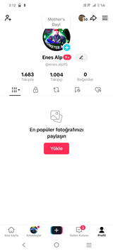1k takipçili hesap