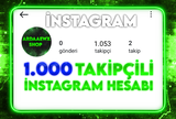 ⭐ 1K TAKİPÇİLİ İNSTAGRAM HESABI 
