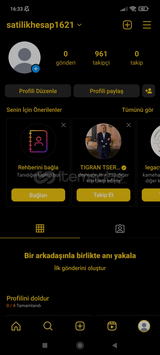 1k takipçili Instagram hesabı direk teslim