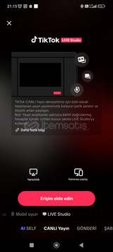 1k takipcili live stüdyo lu hesap